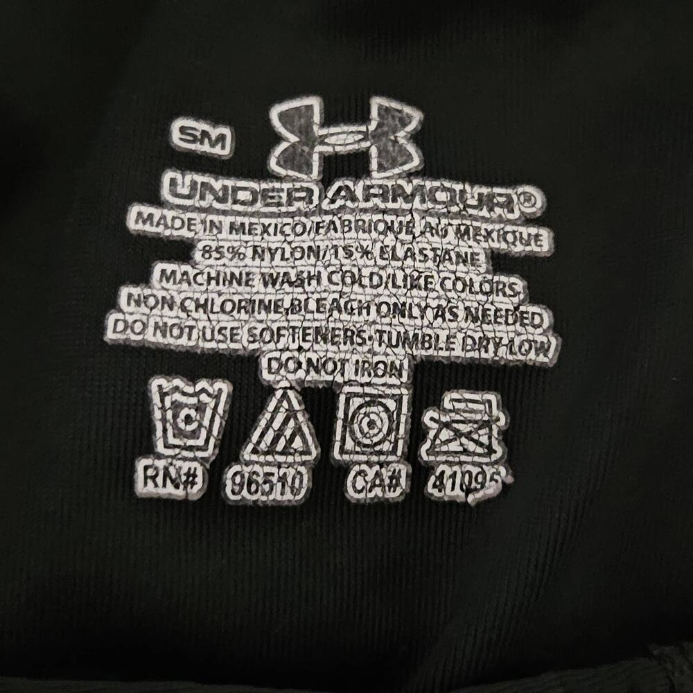 Under Armour Black Bike Shorts Size Small - Picture 3 of 3